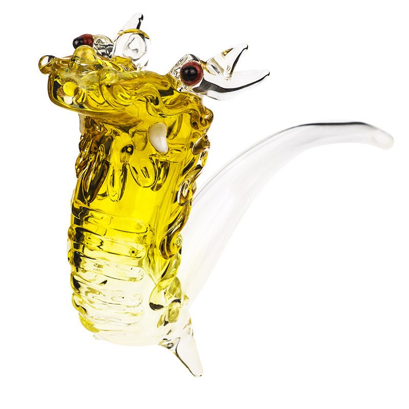 Dragon Theme Sherlock Glass Pipe