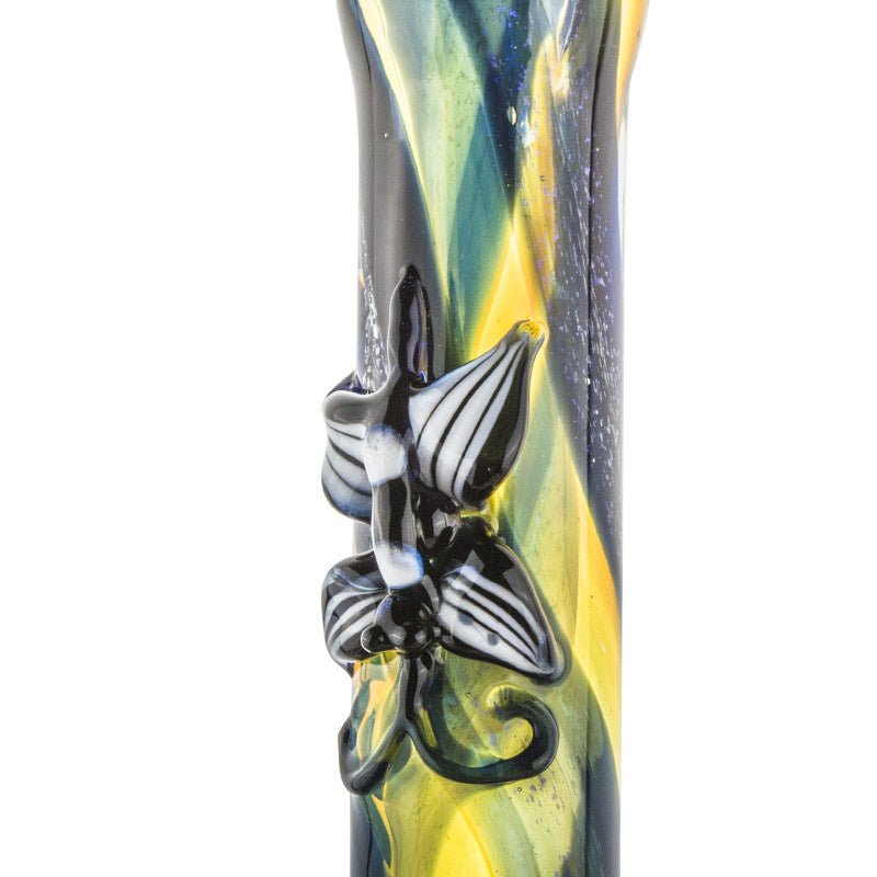 Butterfly Pattern Glass Hammer Bubbler