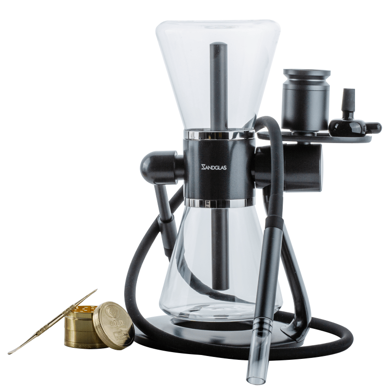 SANDGLAS Gravity Bong w/ Weed Grinder Dabber Set