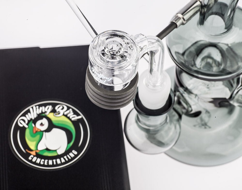 Quartz Enail W/ Grey Recycler Dab Rig Kit