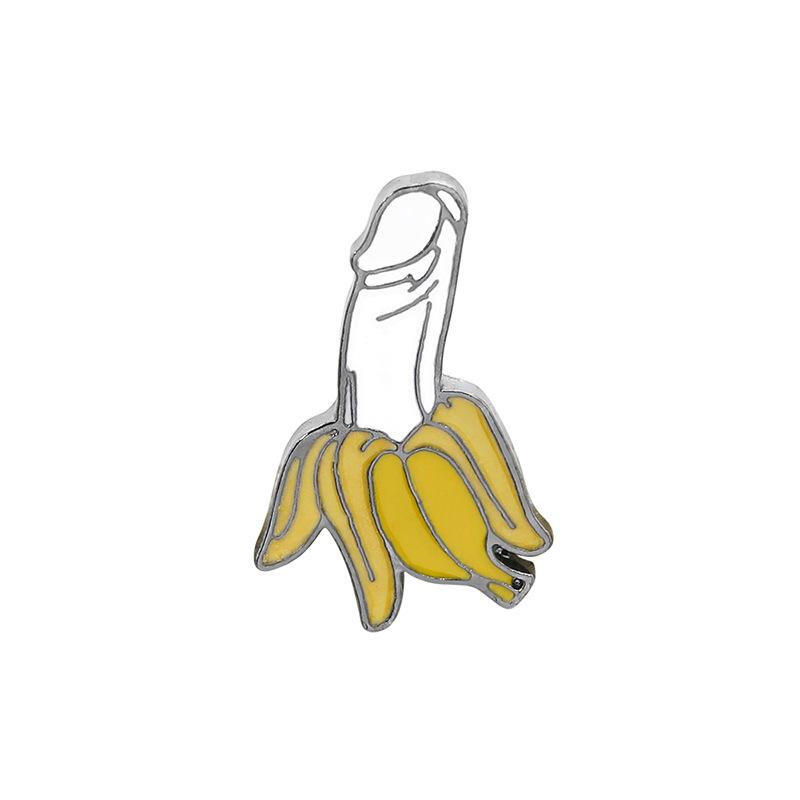 Banana Penis Enamel Pin