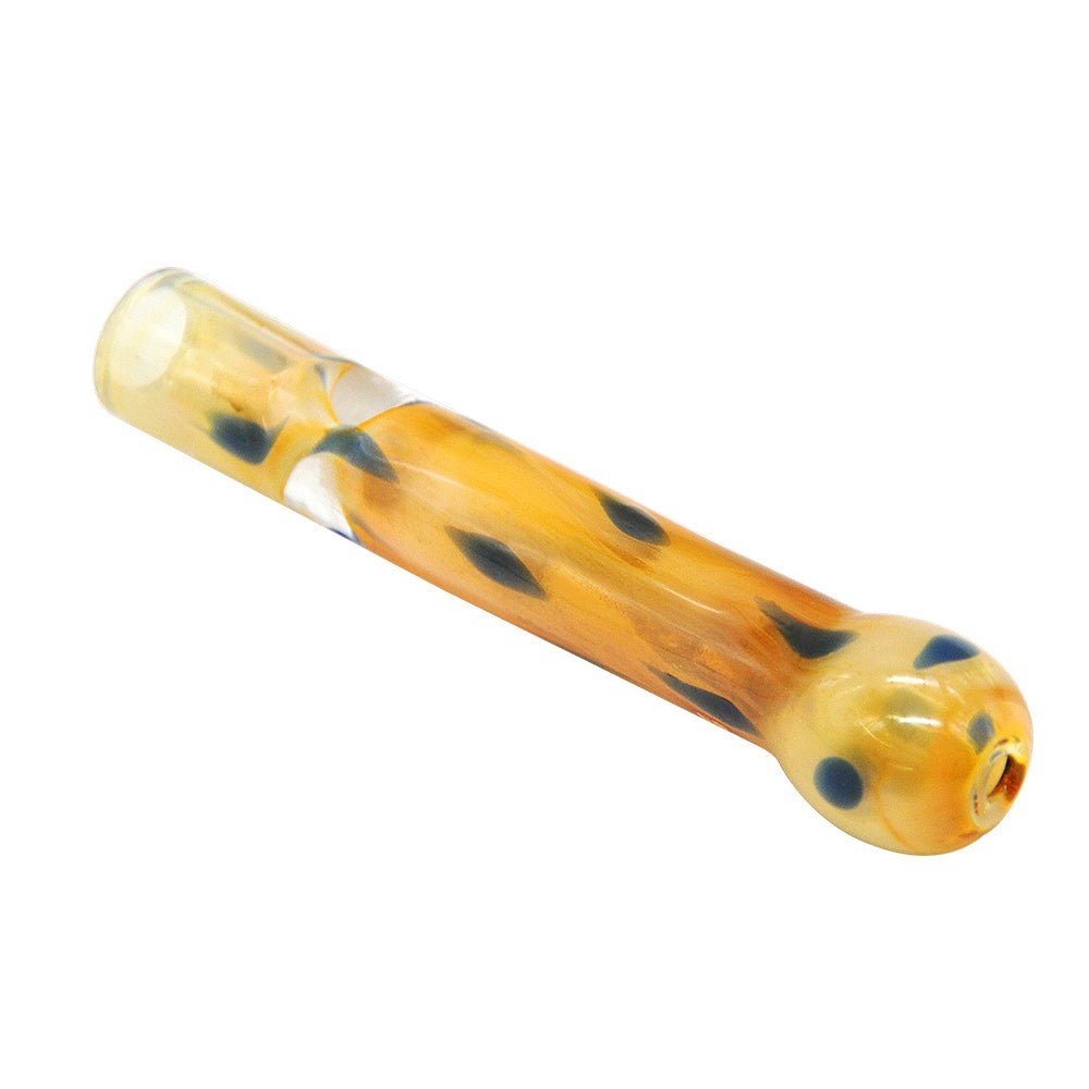 Yellow Glass One Hitter Pipe - PuffingBird