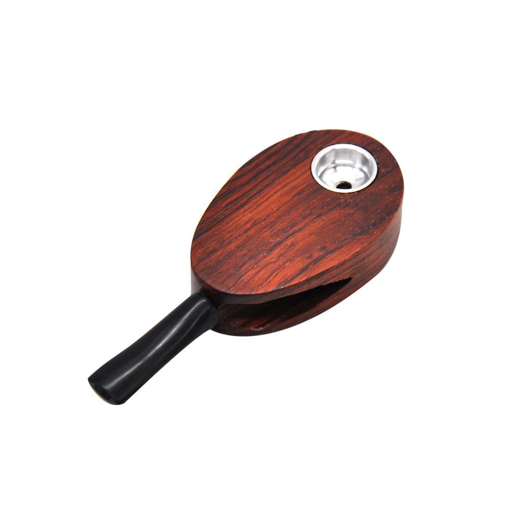 Oval Smoking Wooden Pipe