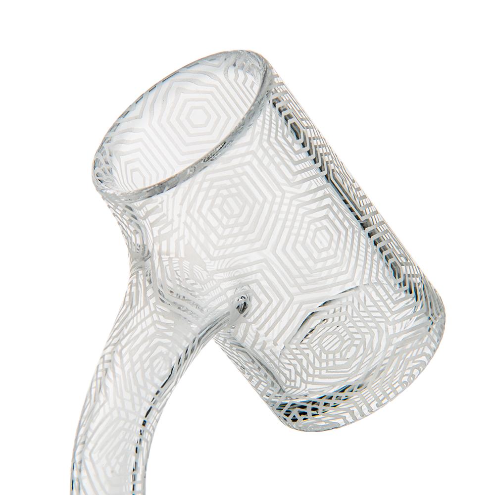 14mm Male 25mm Diamond Textured Quartz Banger