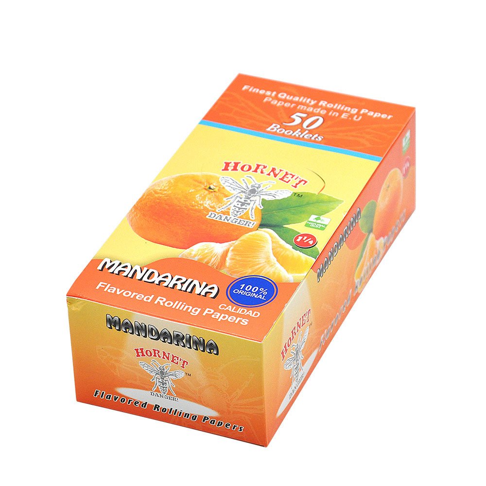 Mandarina Flavor Rolling Paper Box of 50 Booklets/2500 sheets
