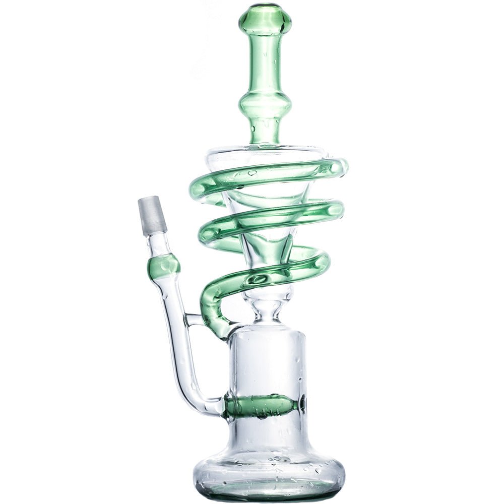 Spiral Perc Recycler Dab Rig