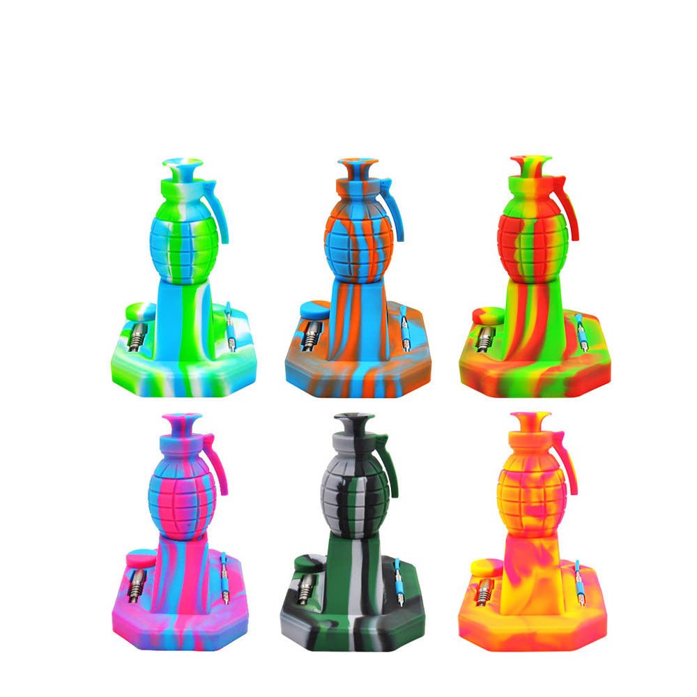 Hand Grenade Silicone Dab Straw