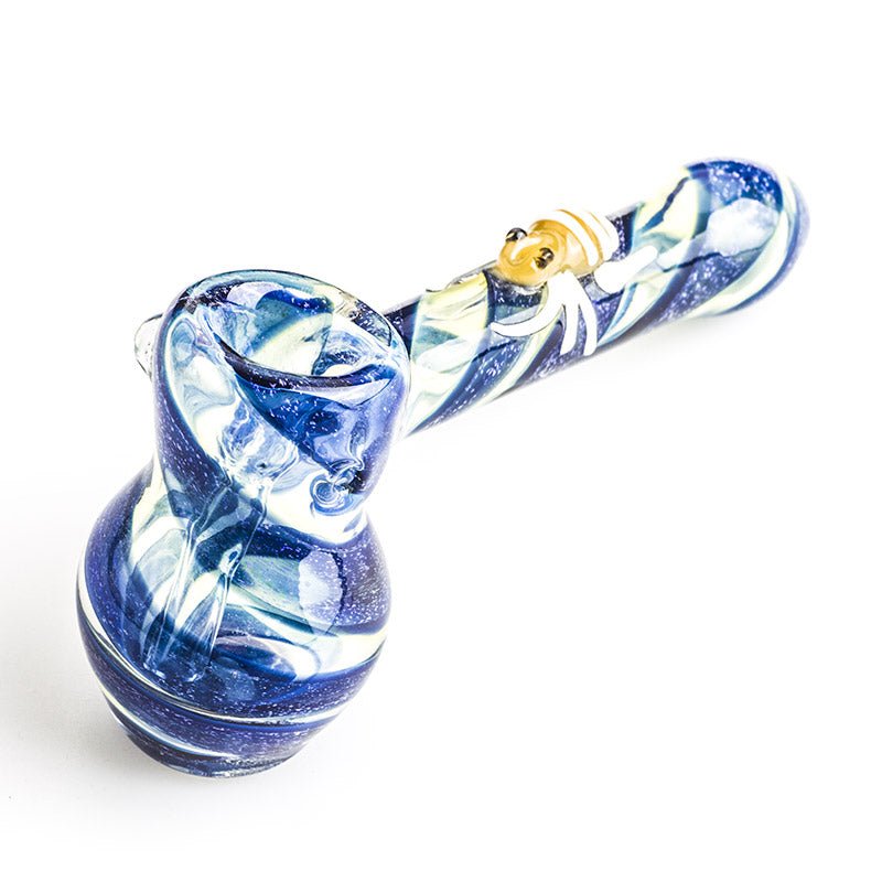 Bee Pattern Glass Hammer Bubbler