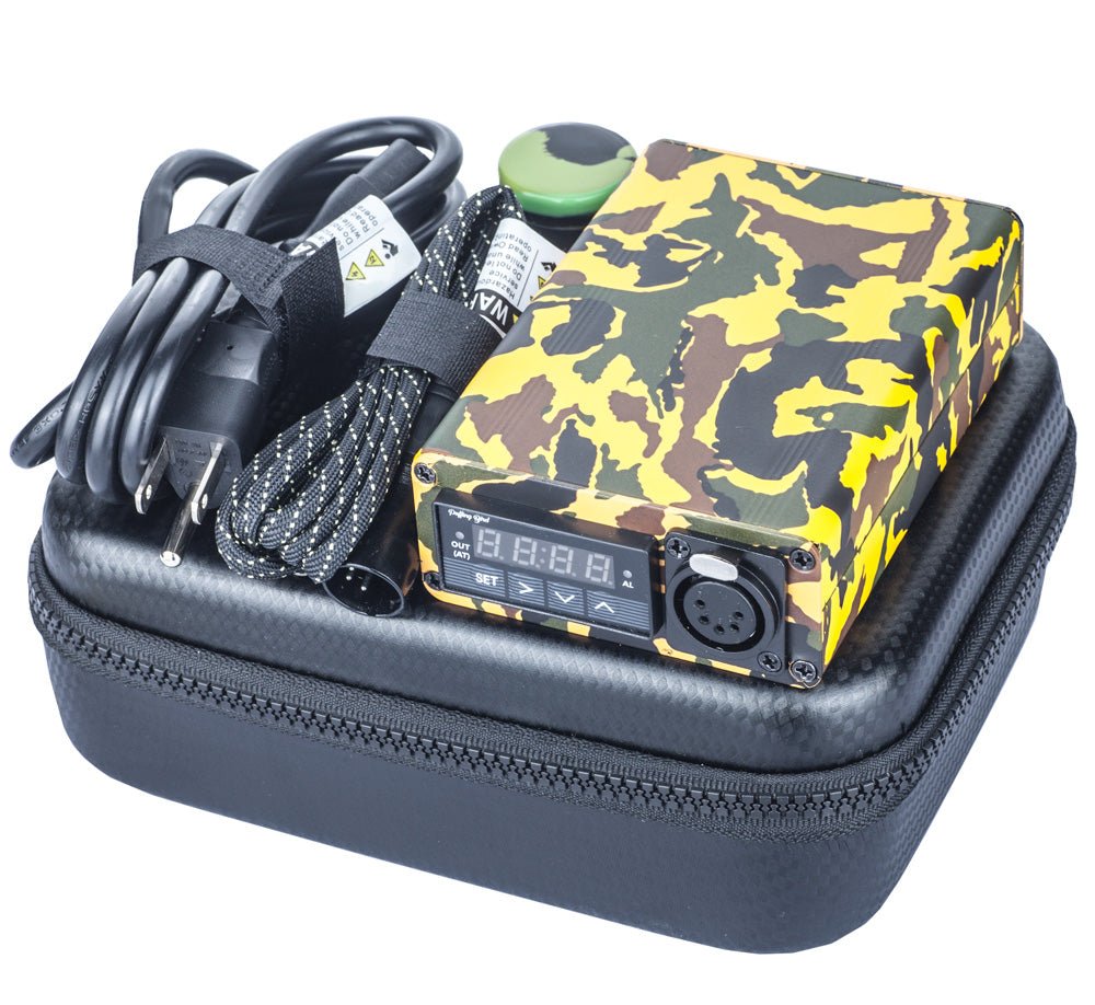 Yellow Camouflage Quartz Enail Dab Kit