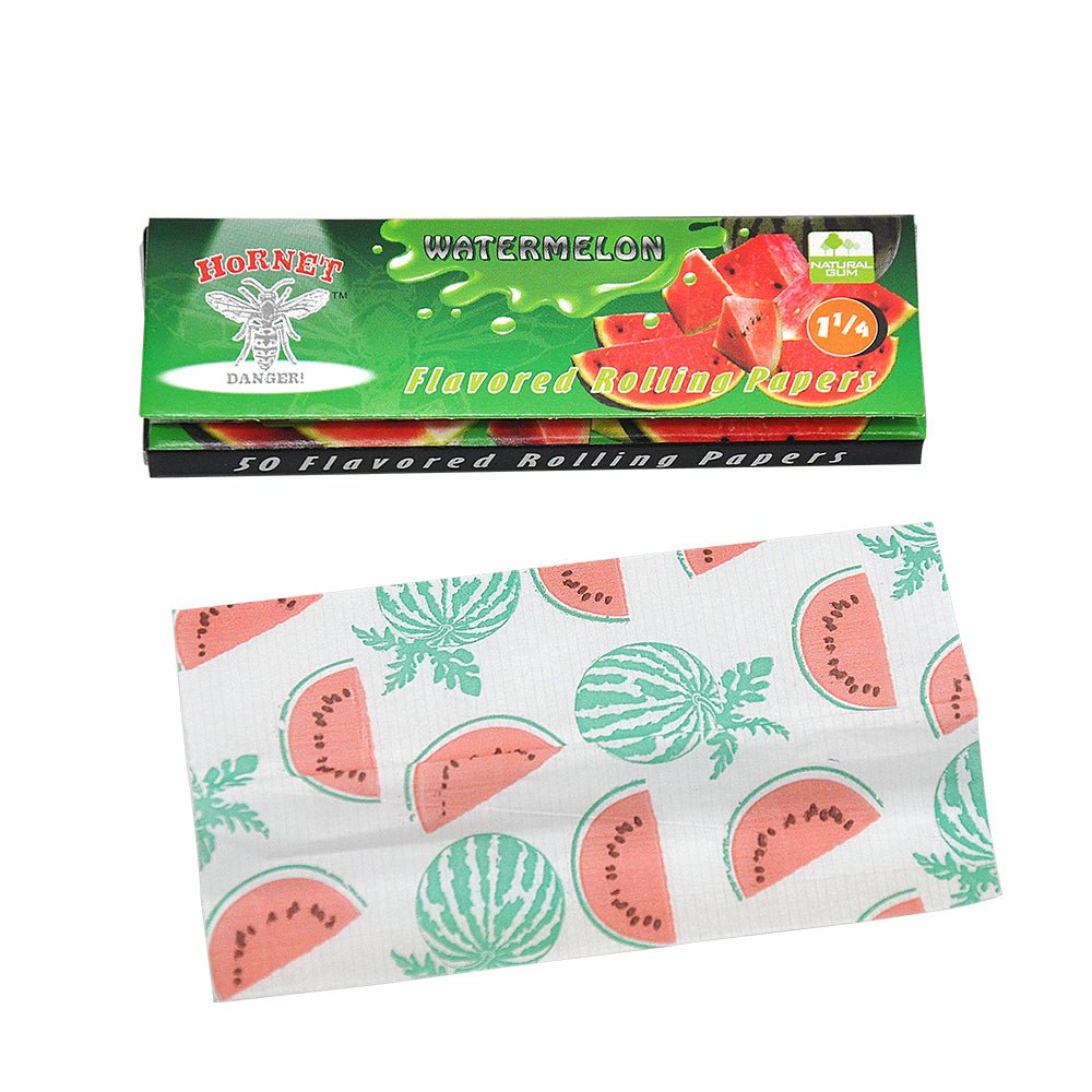 Hornet Watermelon Flavored Rolling Paper Box of 50 Booklets/2500 sheets