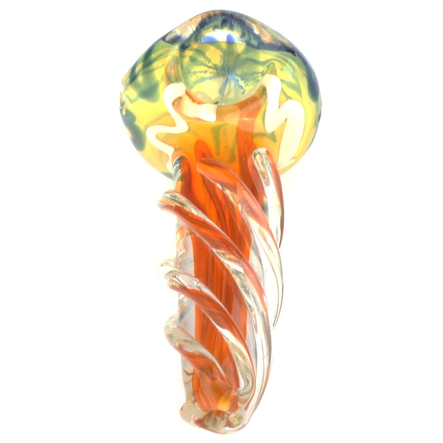 Nano Inside-Out Pipe w/ Spiral Glass Orbs