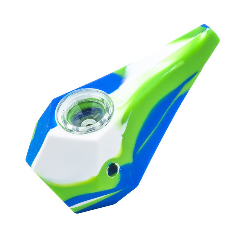 Diamond Silicone Pipe (Random Color)