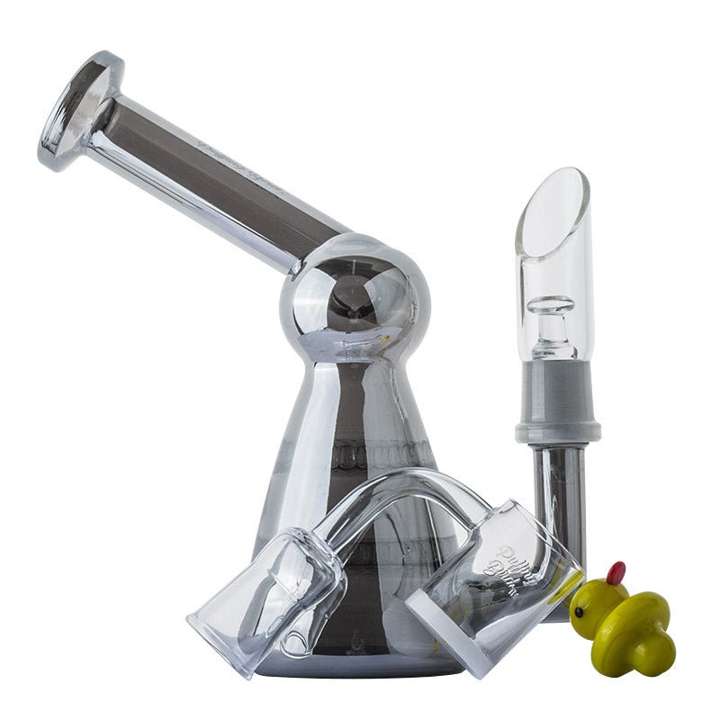 Salt Shaker Honeycomb Perc Dab Rig with Banger Carb Cap Set