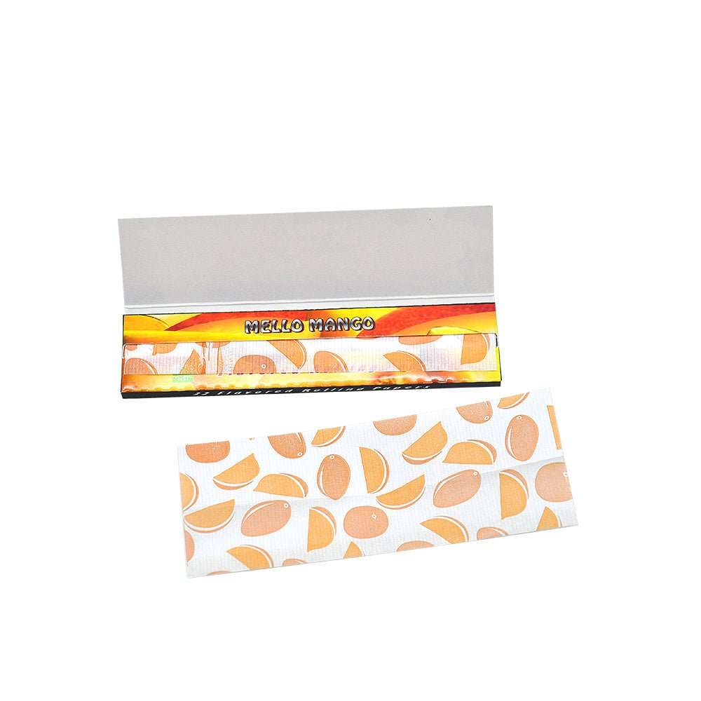 Hornet Kingsize Mango Flavored Rolling Paper Box of 25 Booklets/800 sheets