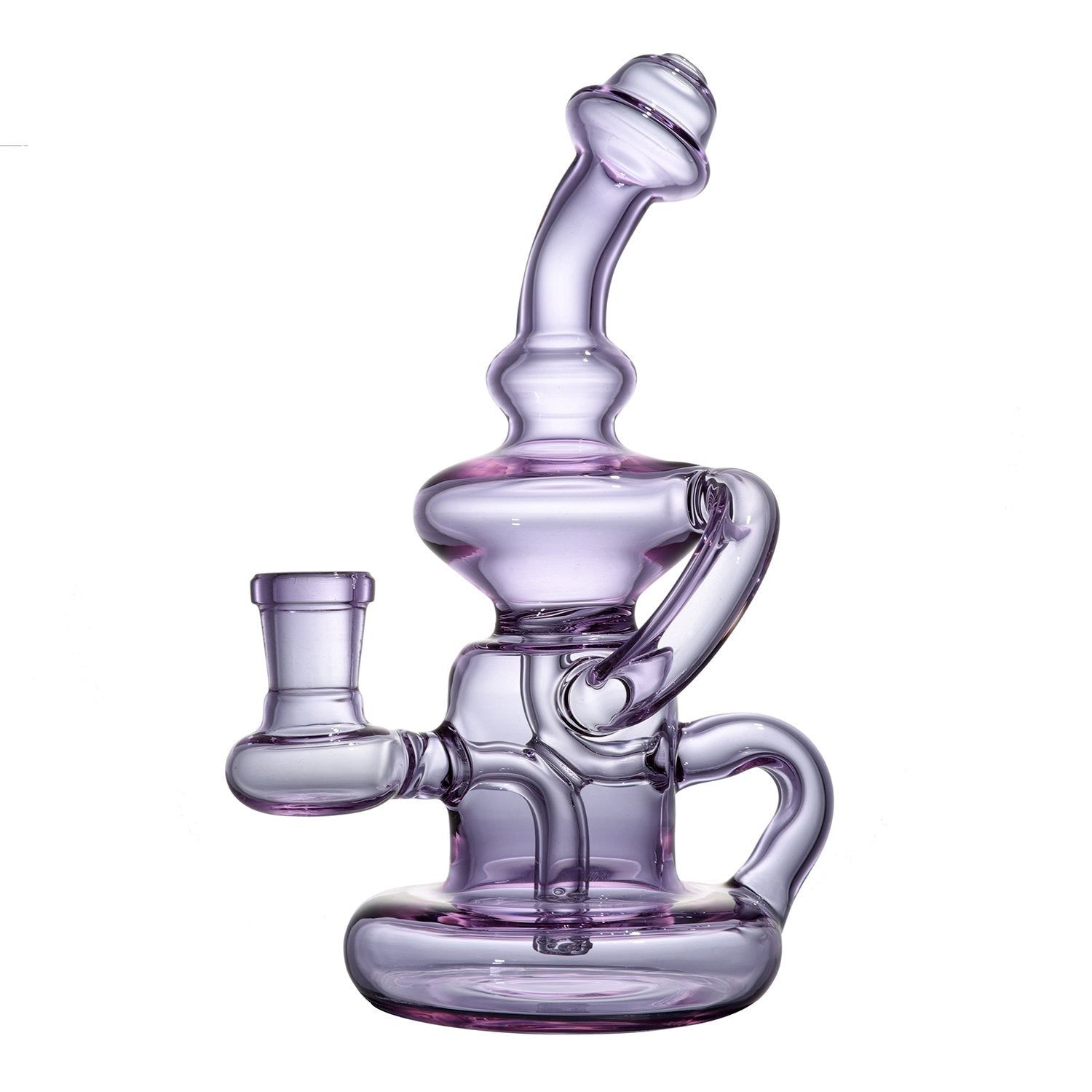 Mini Recycle Dab Rig w/ Silicone Dab Mat Coin Herb Grinder Set