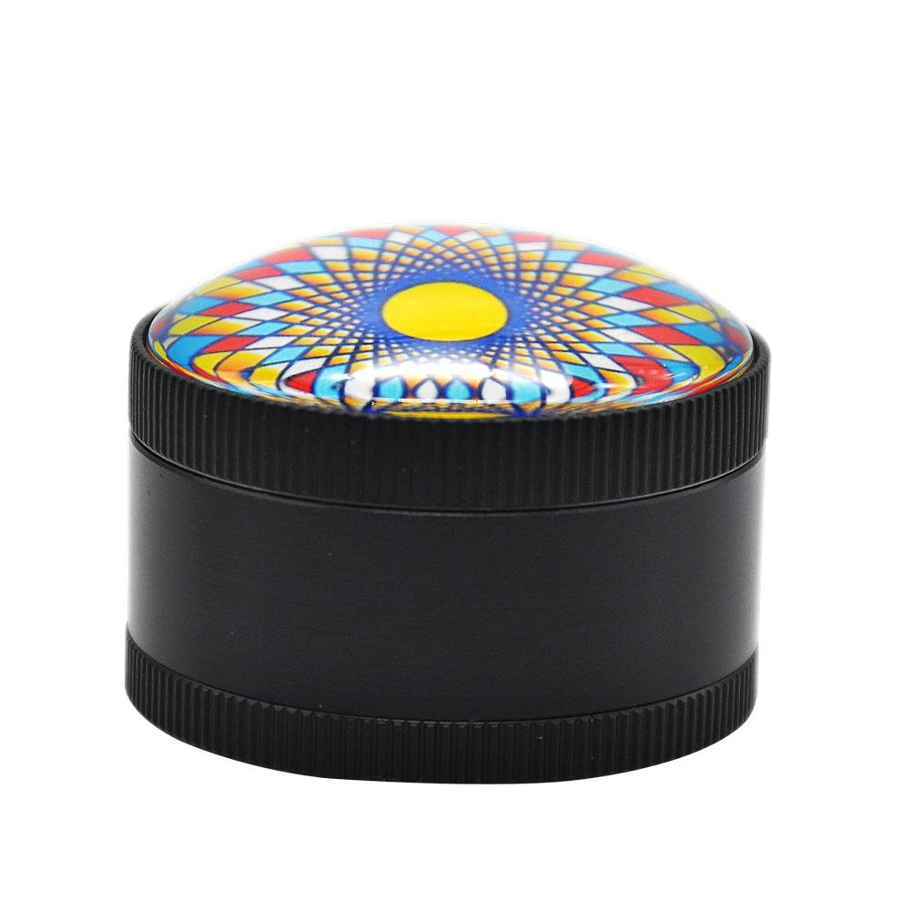 Mandala Novelty Herb Grinder 3 Layer (Random Color)