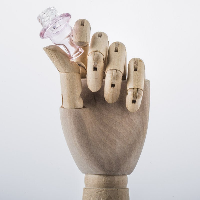 Light Pink Glass Carb Cap