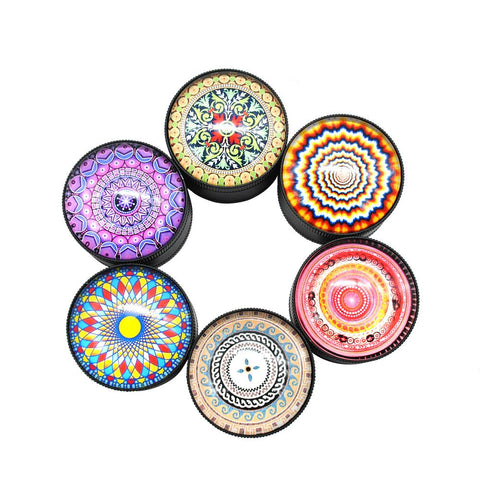 Mandala Novelty Herb Grinder 3 Layer (Random Color) | Free Shipping
