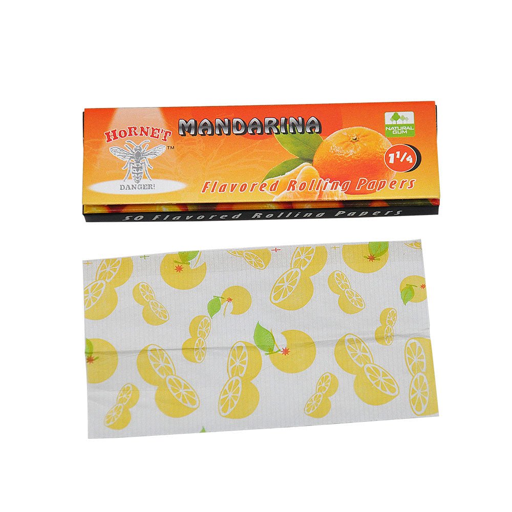 Mandarina Flavor Rolling Paper Box of 50 Booklets/2500 sheets
