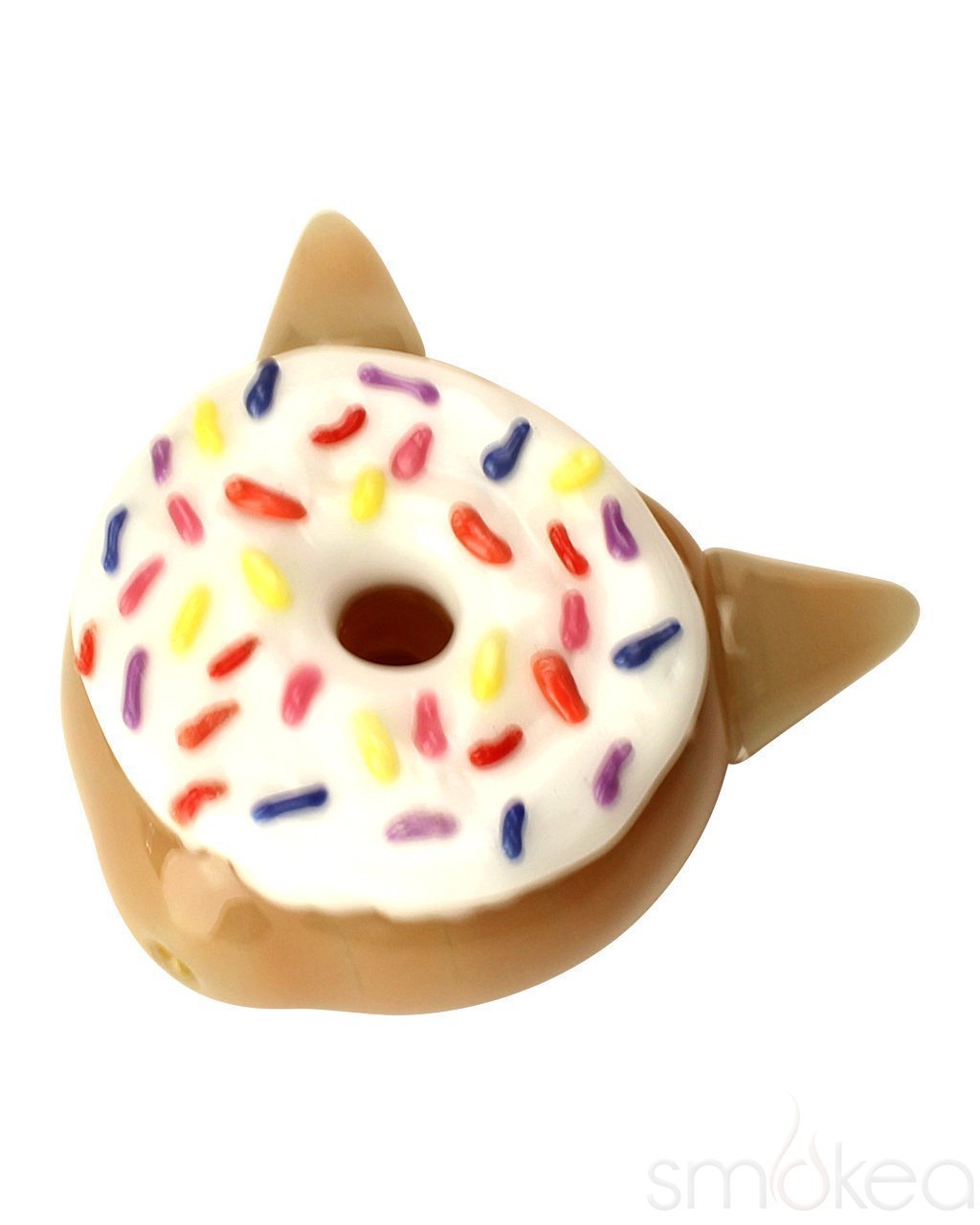 Empire Glassworks Glazed Kitty Donut Hand Pipe