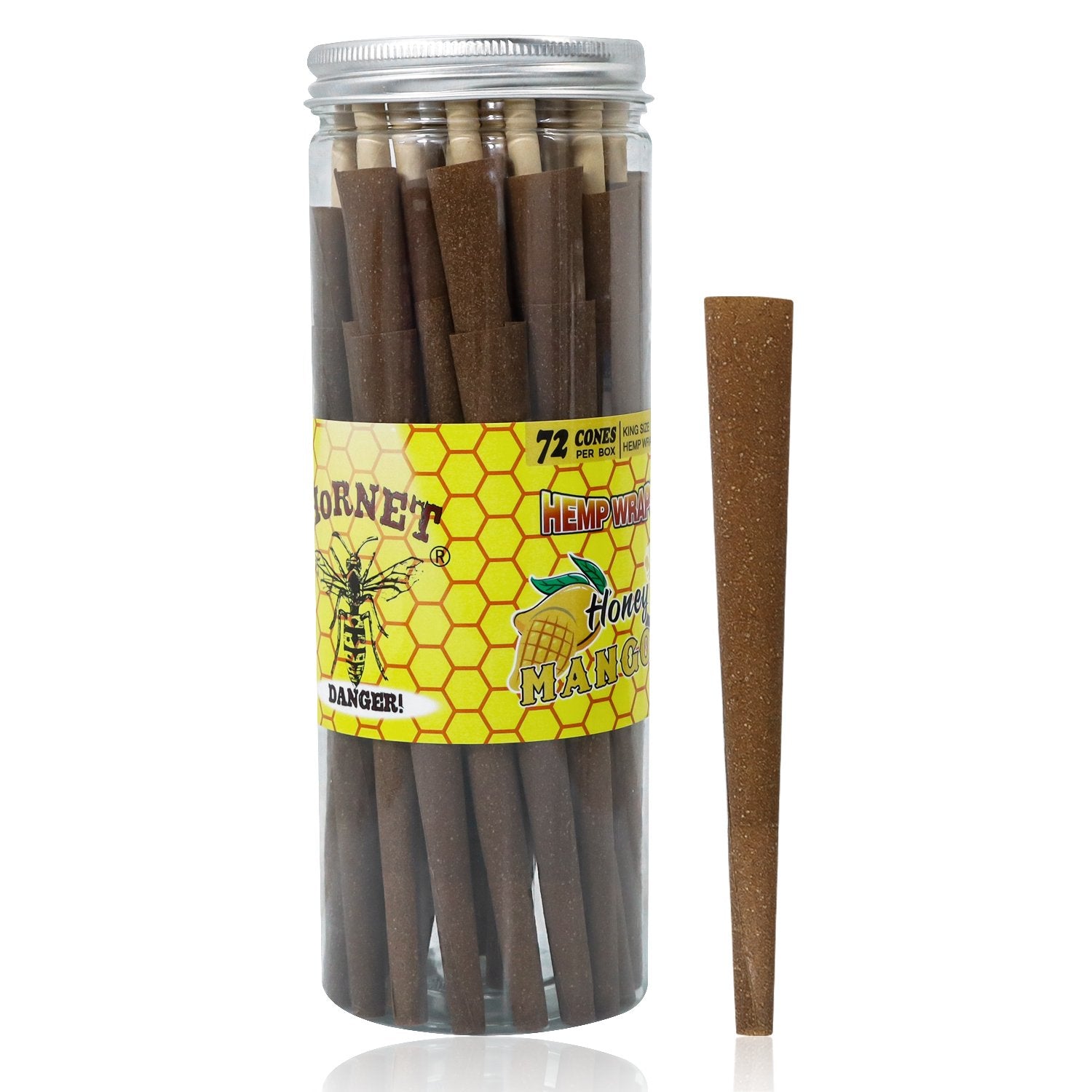 Pineapple Flavored Brown Cigar Skin Pre-Rolled Cones - Pack of 72