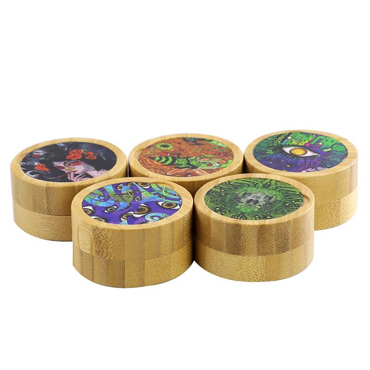 Wooden 2 Layer Weed Grinder