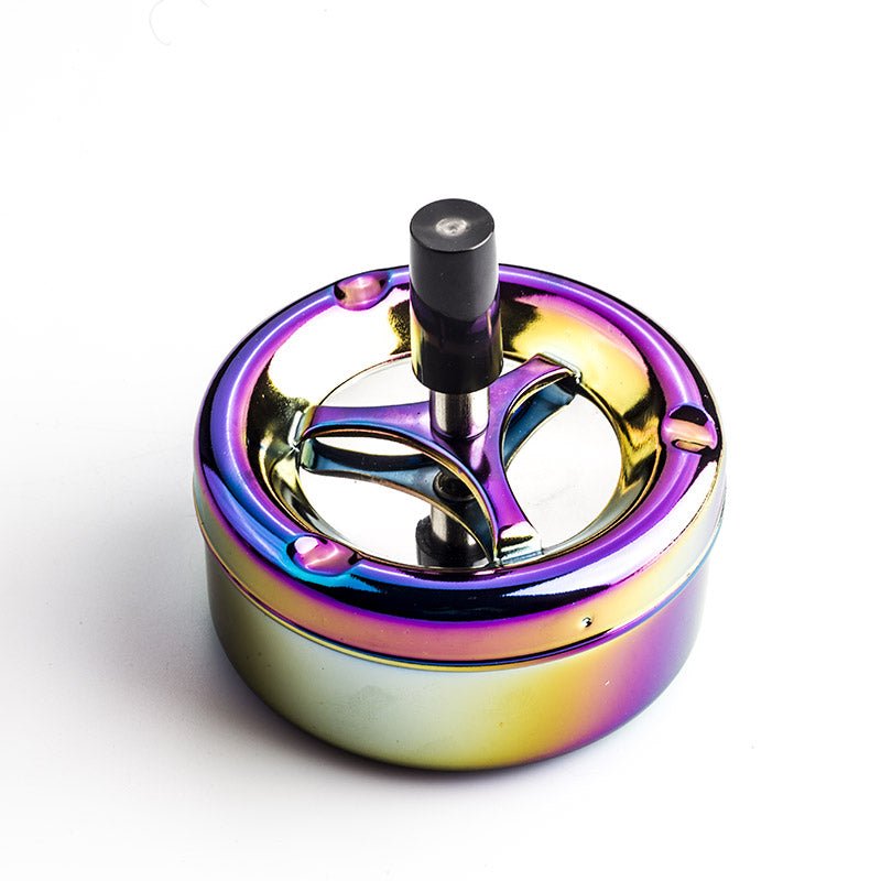 Push Down Cigarette Ashtray - PuffingBird