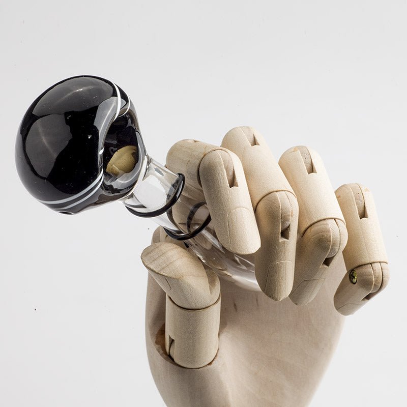 Handmade Spiral Glass Spoon Pipe