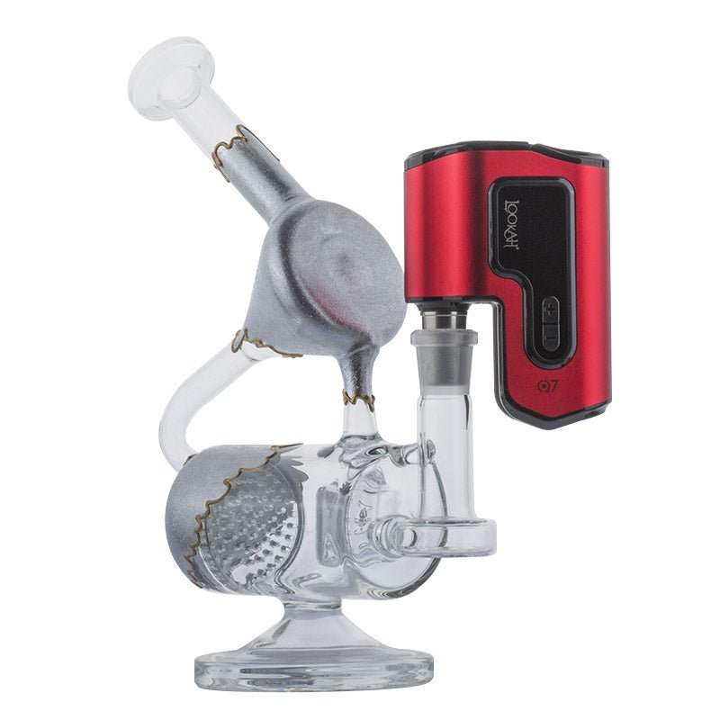 Multiple Perc Recycler Bong w/ Lookah Q7 Electric Dab Nail Set