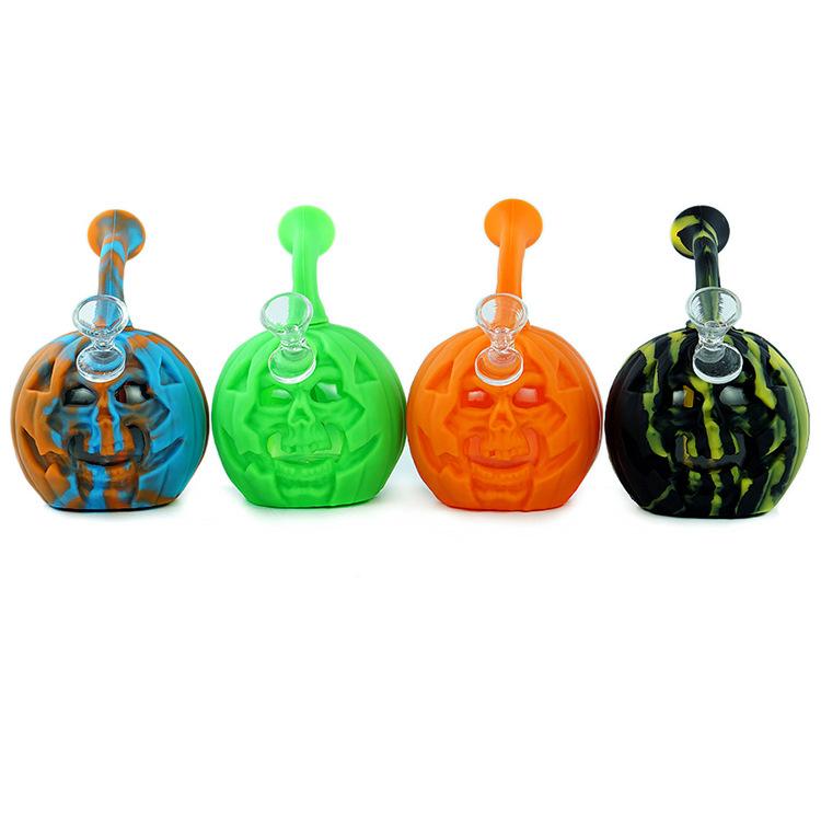 Pumpkin Bottle Silicone Dab Rig