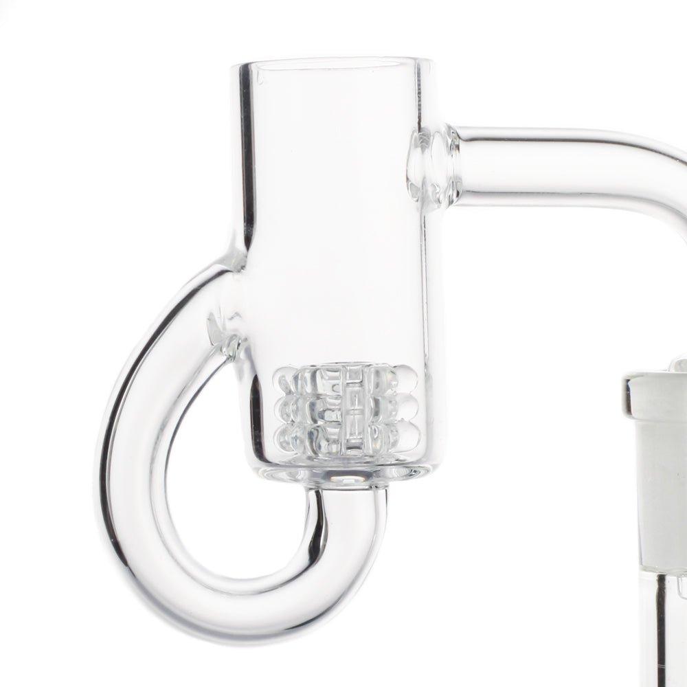 18mm Male Diamond Knot Loop Recycler Quartz Banger