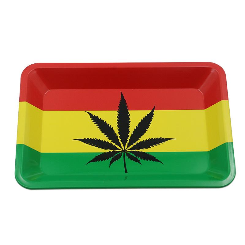 Small Metal Cigarette Rolling Tray Hand Roll
