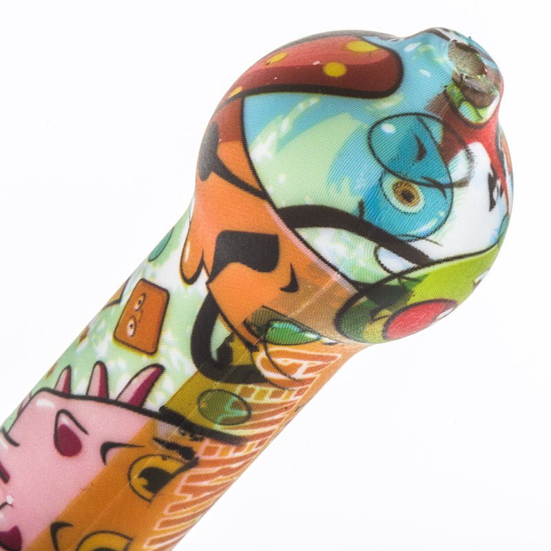 Graffiti Silicone Spoon Pipe