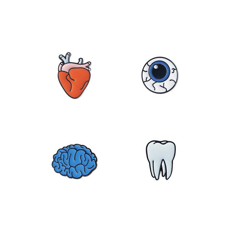 Organ Metal Enamel Pin