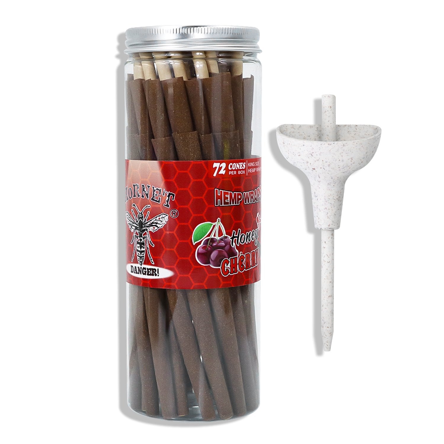 Cherry Flavored Brown Cigar Skin Pre-Rolled Cones - Pack of 72