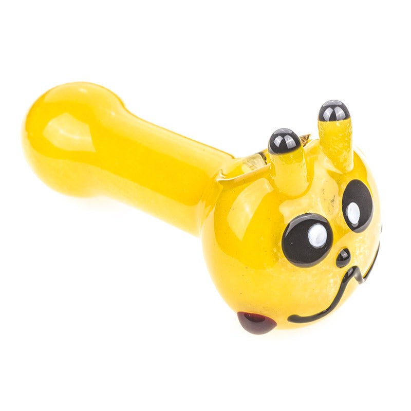 Pikachu Glass Spoon Pipe - PuffingBird