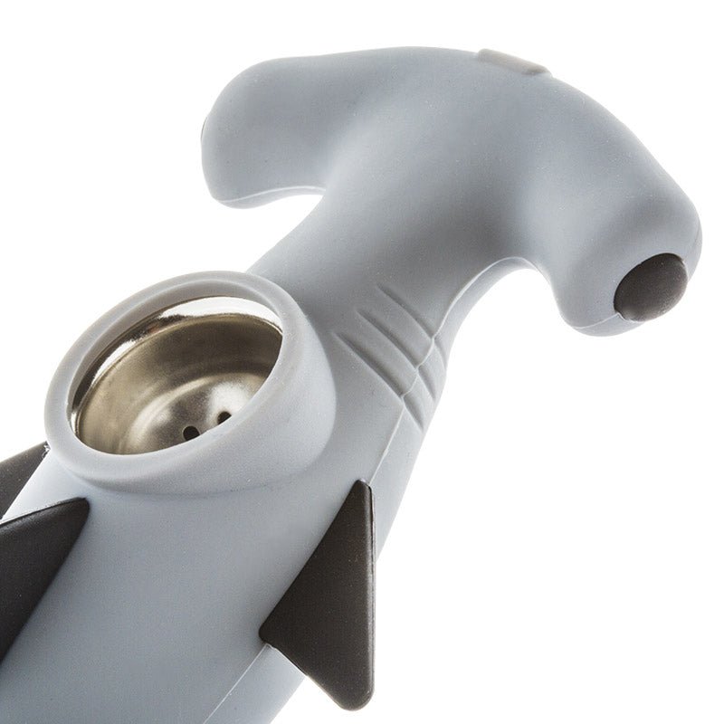 Shark Silicone Hand Pipe (Random Color)