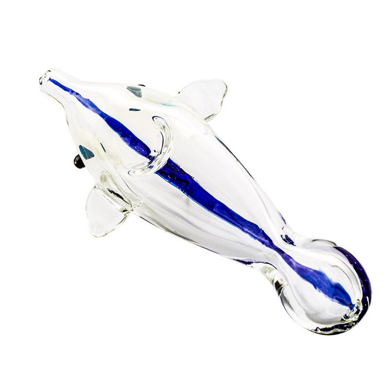 Dolphin Glass Hand Pipe