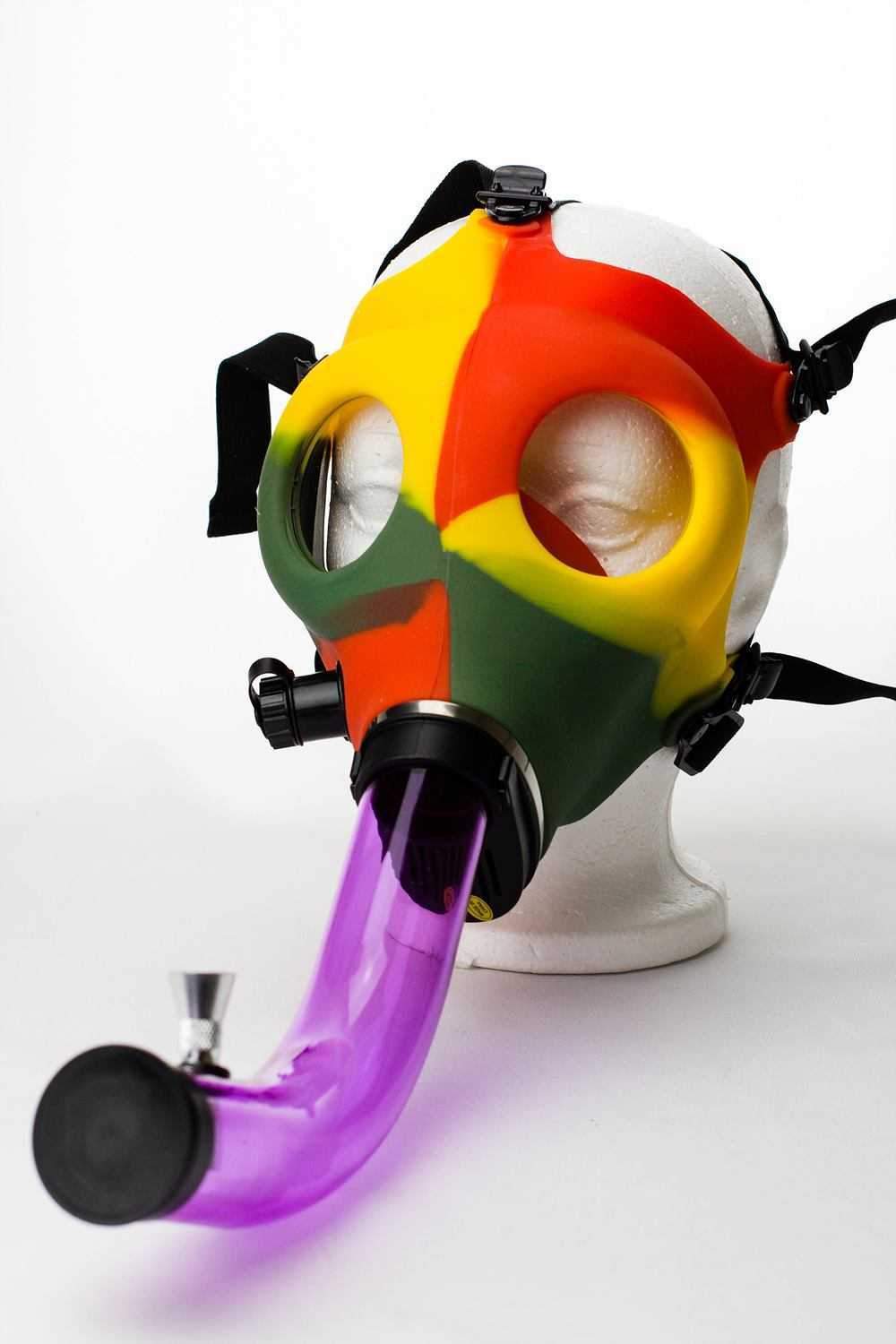 Silicone Gas Mask acrylic bong