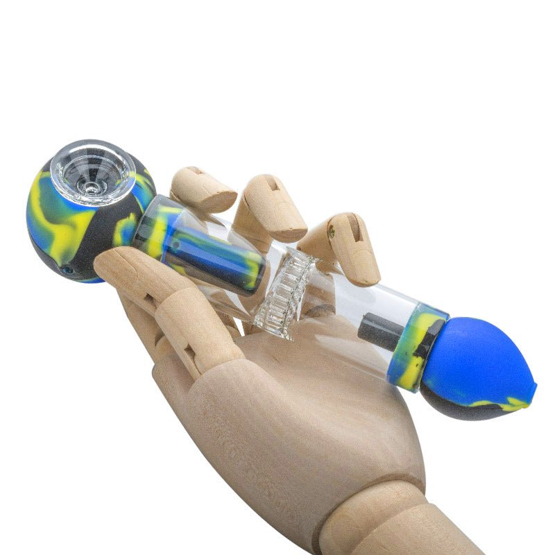 Silicone Honeycomb Perc Pipe (Random Color)