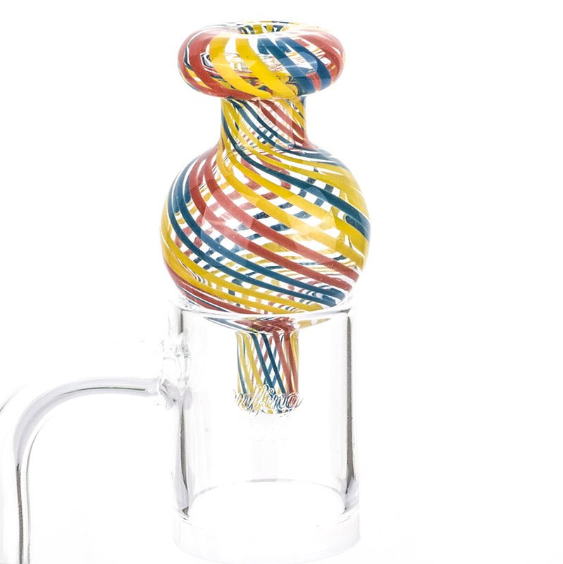 Spiral Glass Bubble Carb Cap (Random Color)