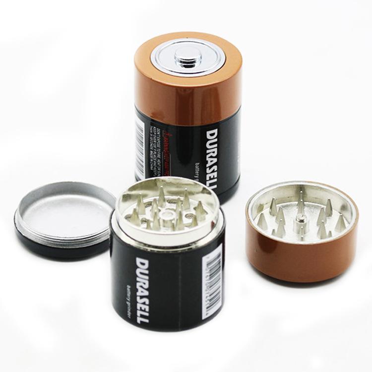 Battery Zinc Alloy Weed Grinder 3 Layer