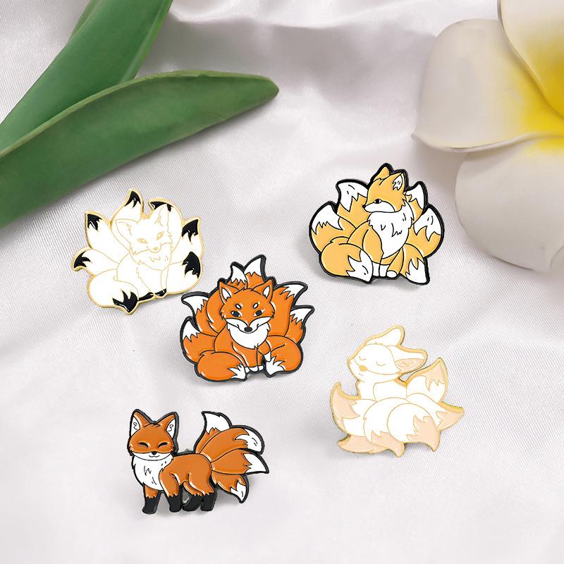 Nine Tailed Fox Enamel Pin