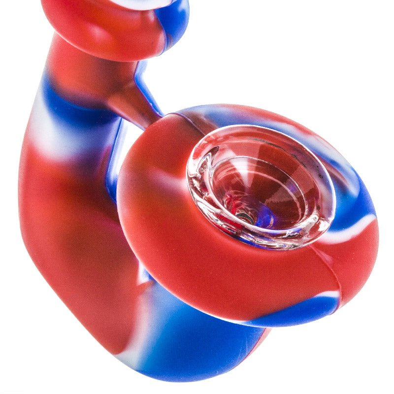 Camouflage Silicone Sherlock Pipe (Random Color)