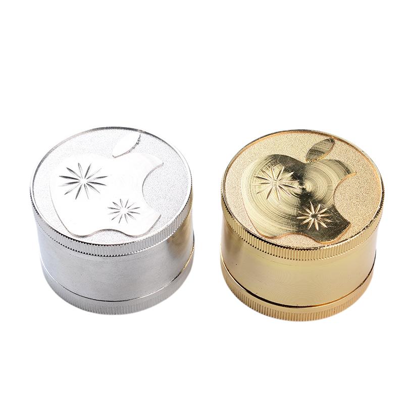 Apple Pattern Zinc Alloy Weed Grinder