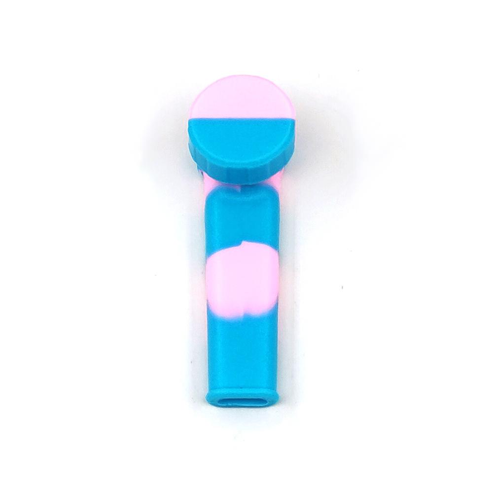 Classic Multicolor Silicone Pipe with Lid