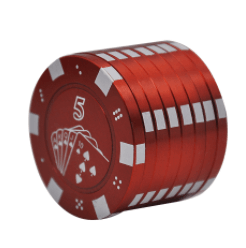 Casino Poker Weed Grinder 3 Layer