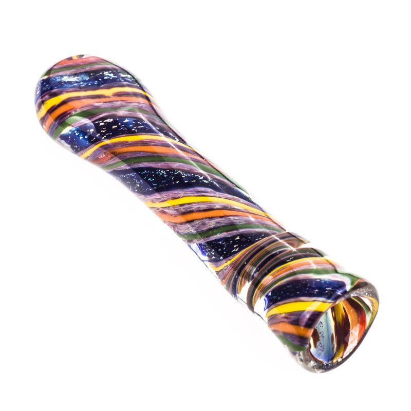Multicolored One Hitter Glass Pipe - PuffingBird