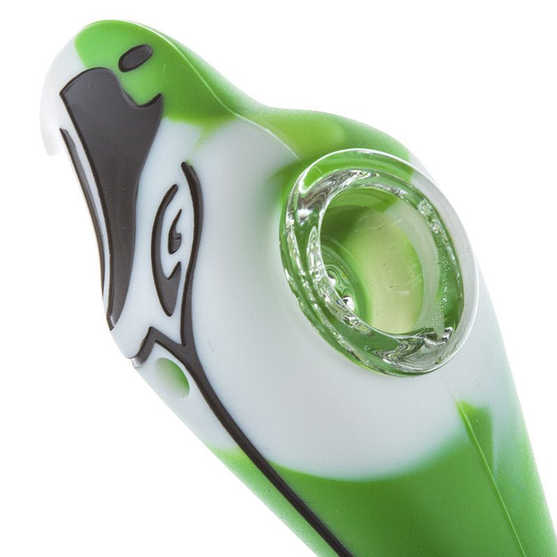 Silicone Seahawks Hand Pipe (Random Color)