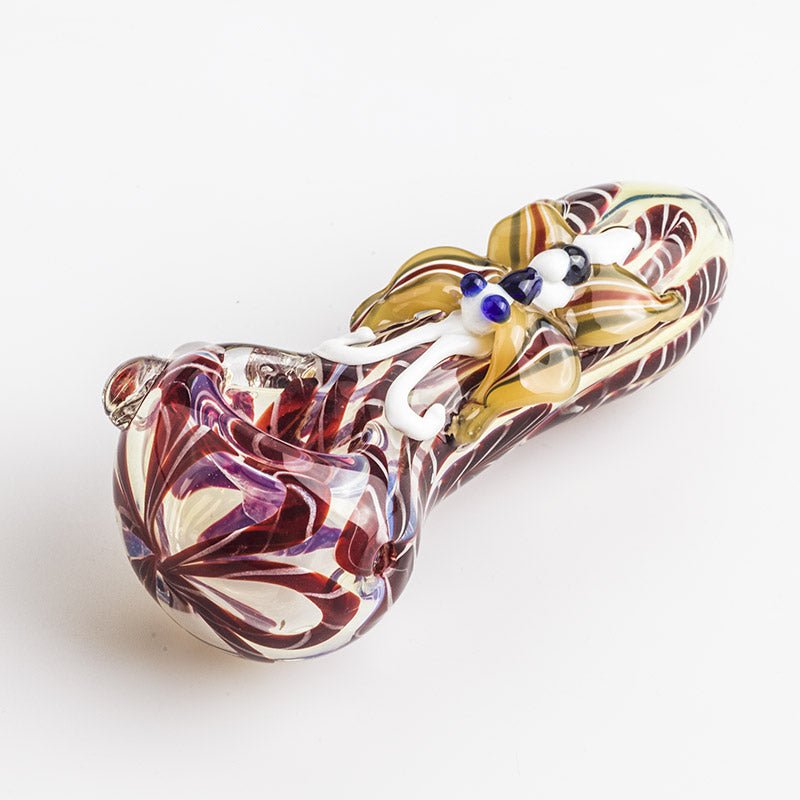 Butterfly Glass Spoon Pipe - PuffingBird